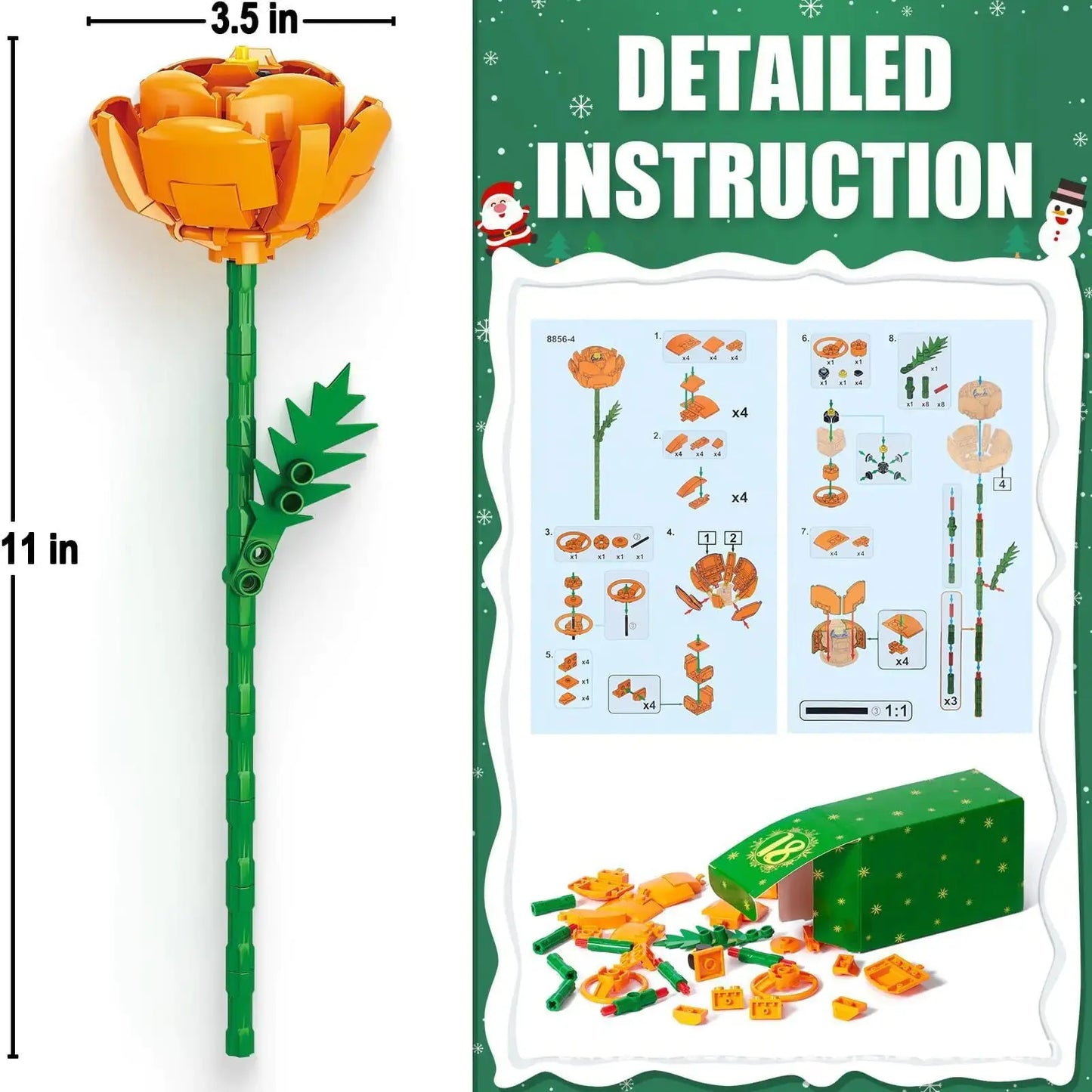 BlumenBricks™ Blumensteine Adventskalender