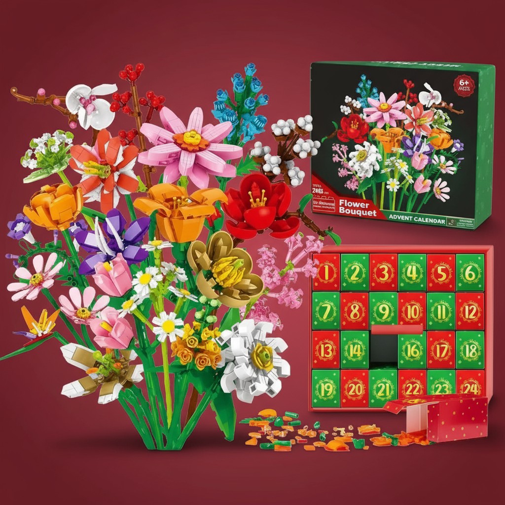 BlumenBricks™ Blumensteine Adventskalender