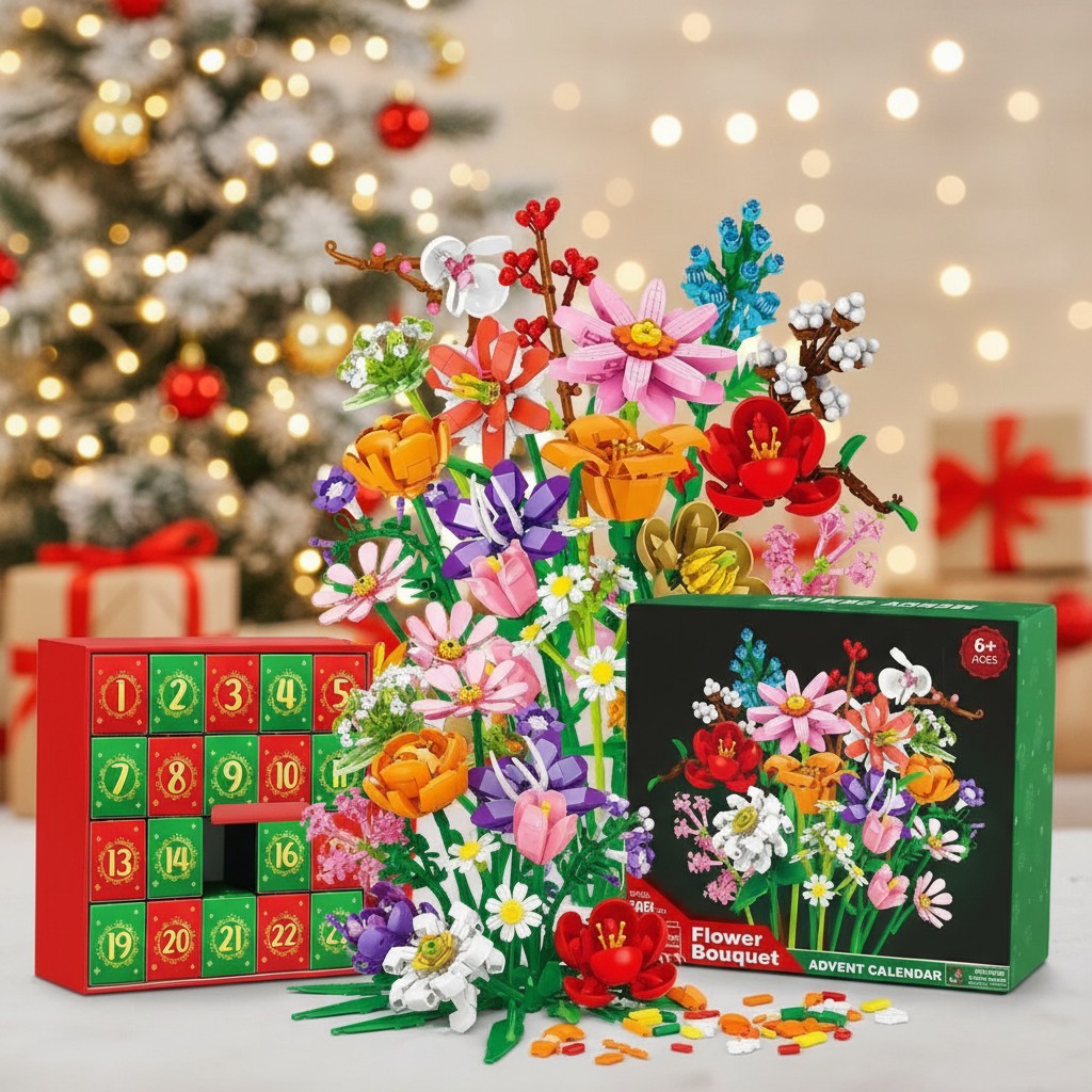 BlumenBricks™ Blumensteine Adventskalender