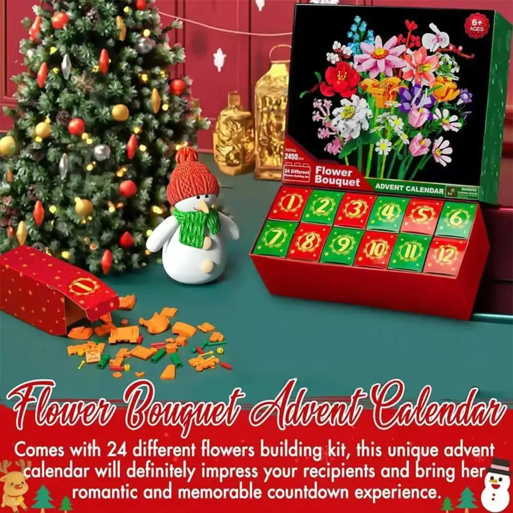 BlumenBricks™ Blumensteine Adventskalender